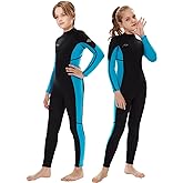 Hevto Kids Wetsuit for Boys Girls Toddler Youth 3/2mm Neoprene Full Wet Suits in Cold Water for Swimming Surfing Diving