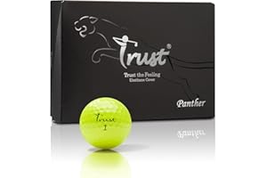 Trust Panther,Extra Thin Urethane Cover with Max COR Big Core,Soft & Elasticity Feel, Green Side Control with Distance