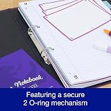 Oxford Premium A4 Ring Binder Purple 25mm 40mm Spine Laminated view 3