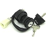 ConPus Ignition Key Switch for Yamaha Warrior 350 YFM350 1987 88 89 90 91 92 93 94 1995 Big Bear 350 YFM350 4x4 1990 1991 199