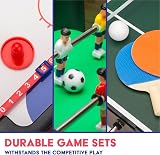 Power Play 3 in 1 Table Top Games Set – Mini Football, Hockey & Table Tennis view 4