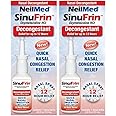 NeilMed Sinufrin Decongestant Relief Spray, (Packaging May Vary), 0.5 Fl Oz (Pack of 2)