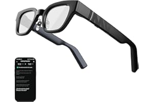 inmo GO Smart Glasses with AR Display, Invisible Teleprompter Glasses for Speech, AI Translation Smartglasses for Men Women, 11 Languages Realtime Translator for Travel, Meeting, Trade, Business