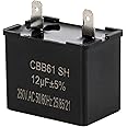 Bstinay AC250V 50/60HZ Refrigerator Run Capacitor Motor Replacement for Whirlpool Replaces W10662129 2169373