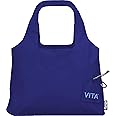 ChicoBag VITA Reusable Shopping Bag with Attached Pouch and Carabiner Clip, Compact, Designer Shoulder Tote