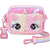 Kejea Girls Purse for Kids Age 3-12 - Purse for Little Girl Gifts, Crossbody Bag
