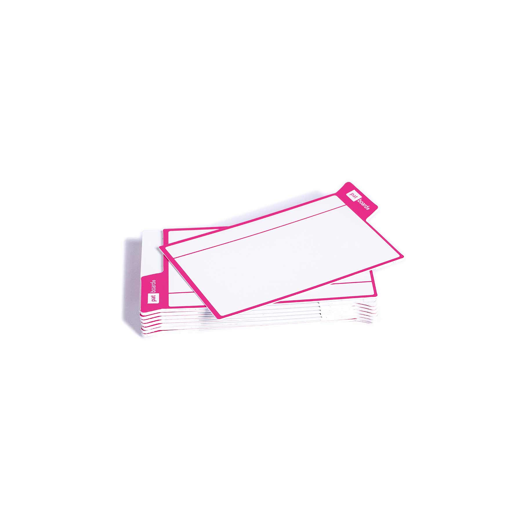 PATboard Scrum Board and Kanban Board TASKcards Medium for Glass - Magenta