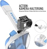 G2RISE SN01 Full Face Snorkel Mask with Detachable Camera Mount view 7