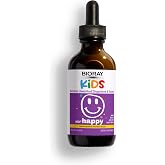 BIORAY Kids NDF Happy, Peach - 2 fl oz - Removes Unwanted Organisms that Can Trigger Irritability - 1-2 Month Supply