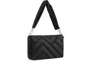 BOSTANTEN Quilted Crossbody Bags for Women Puffer Bag Designer Purse Lightweight Shoulder Handbags