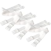 YARBAR 3 Pairs Bra Straps Replacement Elastic Adjustable Removable Shoulder Straps Multi-size
