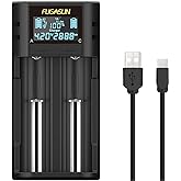 21750 21700 Battery Charger,LCD Intelligent 18650 Battery Charger 21750 21700 Charger for 18650 20700 22700 26650 26700 16340