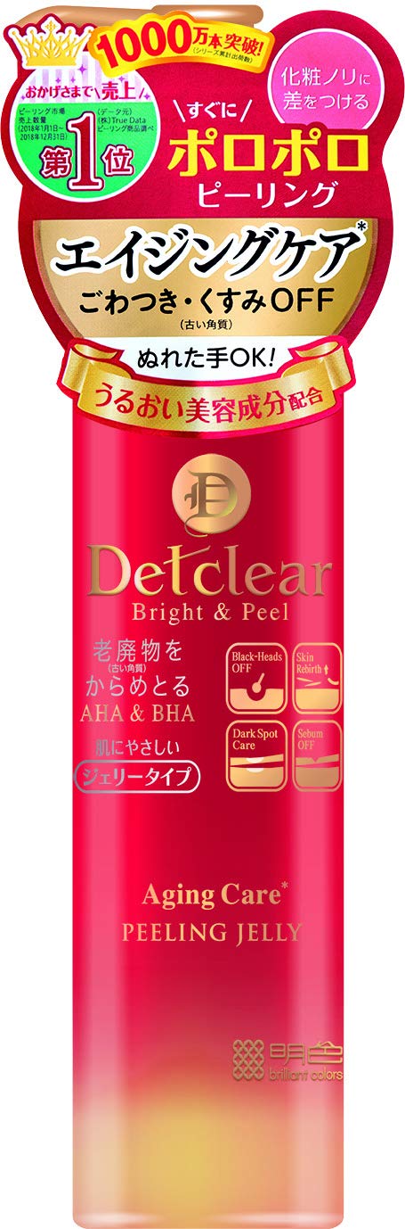 DET Clear (DET Clear) DET Clear Bright & Peel Peel Jelly Aging Care Face Wash 180 ml