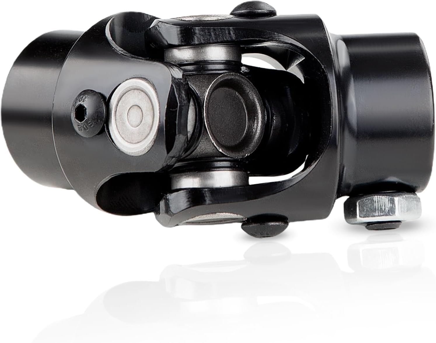 Photo 1 of 3/4"-30 Spline X 3/4" DD U Joint Universal Steering Shaft U Joint Coupler Max Angle 35 Degree (3-1/4") 83mm Black