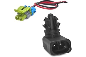 FORMIDEN 25775833 Ambient Air Temperature Sensor with Connector Pigtail Harness – Direct Replacement for GMC Sierra 3500 HD, Chevy Silverado HD, Cadillac Escalade, Colorado & More