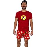 Buc-ee's Graphic Tees with USA Pride Sticker (US, Alpha, Medium, Regular, Regular, Red)