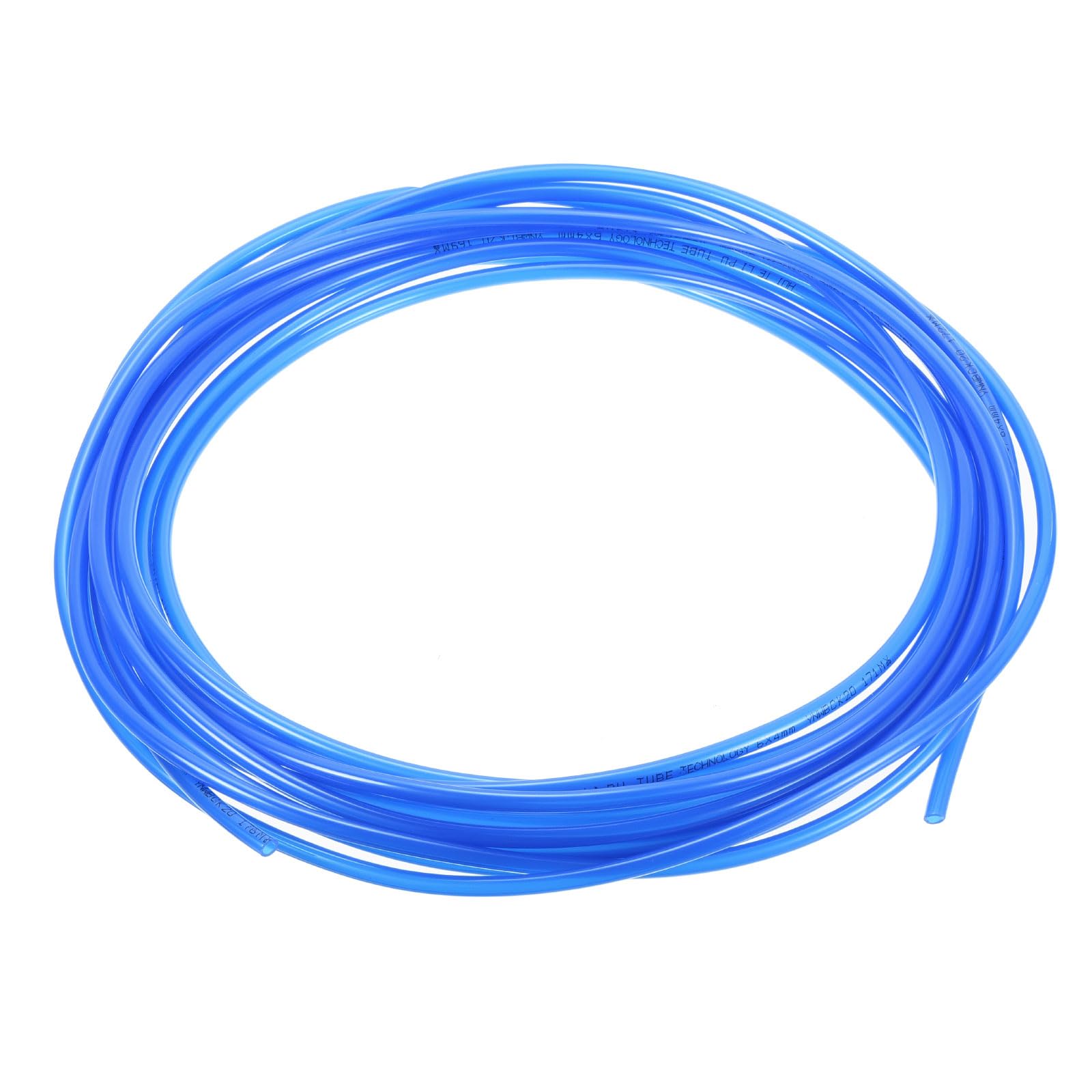 Rebower Pneumatic Tubing Pipe,6mm x 4mm Blue PU Polyurethane Tube,29.5FT 9M,PU Air Line Tubing Hose Tubes for Air Compressor,Fluid Transfer,Air Brake