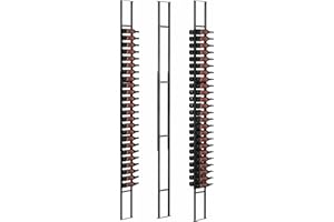 Jagged Ridge Wine Rooms Luxurious Floor-to-Ceiling Wine Rack Frame – 10 ft Height, Cut to Fit Ceilings Up to 10 ft, Modern Me