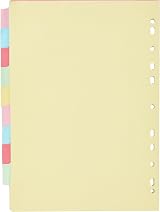 Q-Connect 10-Part Subject Divider Multi-Punched A4 Pack of 2 view 2
