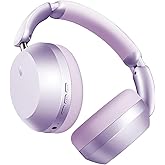Wentronic Y04 Wireless Over-Ear Bluetooth Headphones with Active Noise Cancelling and Hi-Res Sound, Wired or Wireless Headset for Gaming and Videos, Compatible with iOS, Android & PC – Purple
