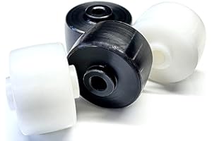 J&A RACING INTERNATIONAL Pallet Jack BT Rolatruc LHM230 & Similar Pallet Trucks Pallet Jacks Main Guide Entry Wheels Set of 2 (Black