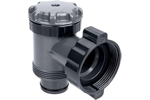 GYPNS Plunger Valve for Intex Pools, Compatible with 1500-4000 GPH Pumps, Above Ground Pool Filter Pump On/Off Valve, Grey Pl