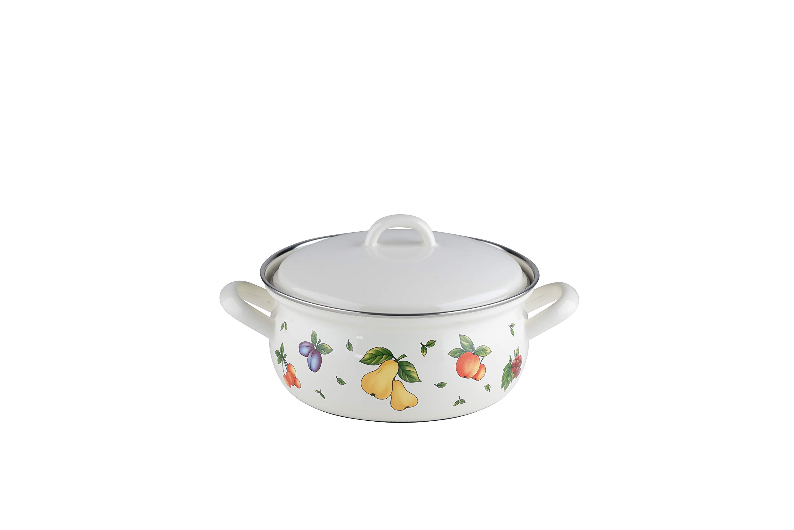 Riess - Fruit Garden - Casserole with Lid - Diameter approx. 18 cm - Height: 14.6 cm - Capacity: 1.5 L - Colourful