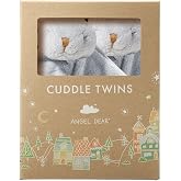 Angel Dear - Grey Bunny, Cuddle Twins Set