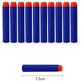 HONGCI 30pcs 7.2cm Blue Refill Darts Foam Bullets for Nerf N-Strike Elite view 2