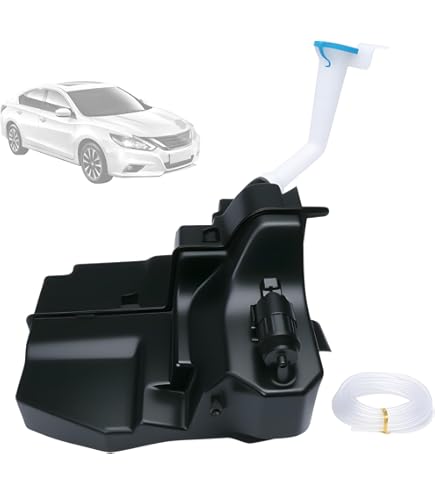 FITRITE AUTO PARTS Nuevo Tanque De Lavado De Parabrisas Para Nissan Altima 2013-2018, 2016-2019 Maxima, Con Bomba, Entrada/tapa/sensor NI1288165 289109HM0A
