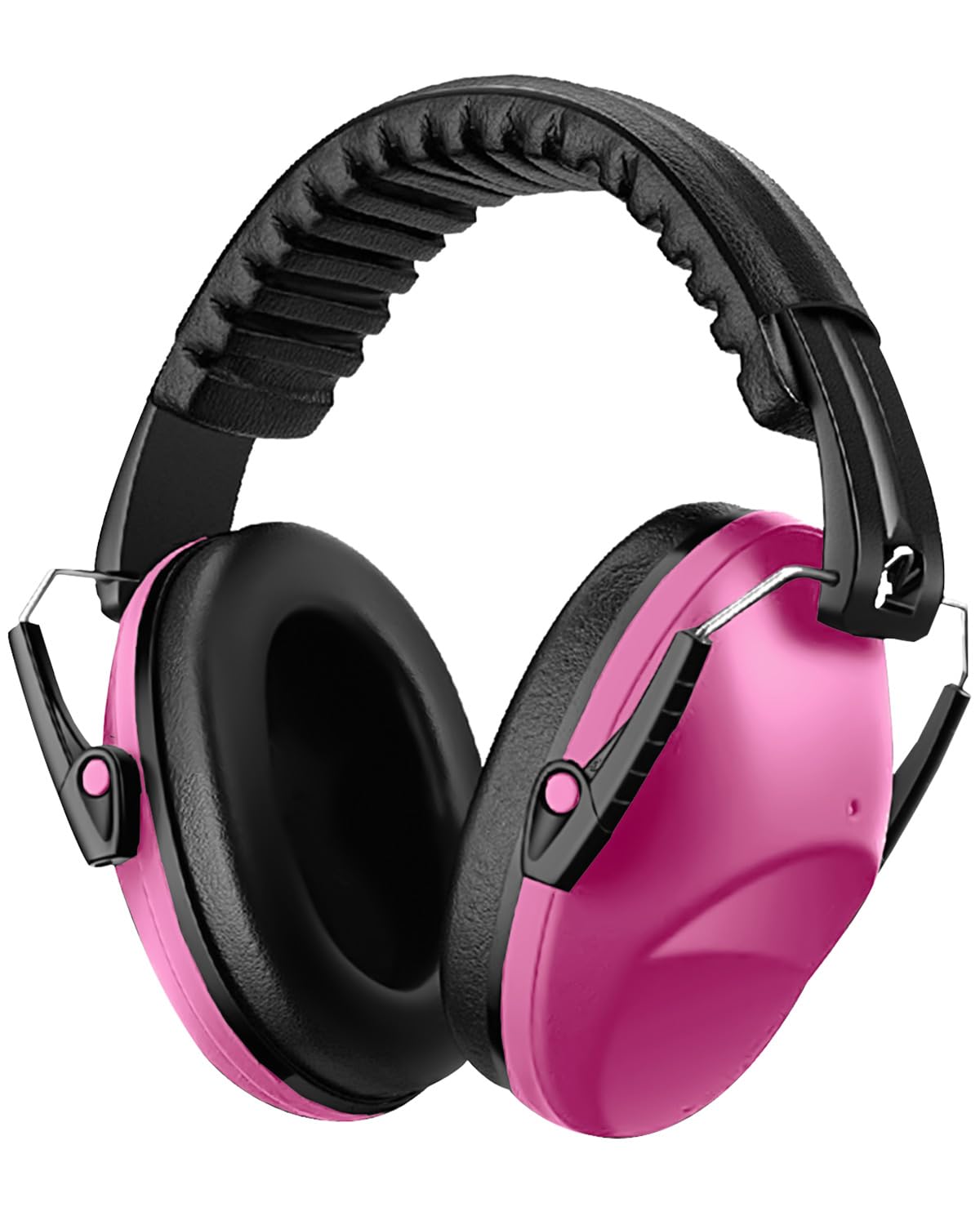 Evolpor Ear Defenders Noise-Canceling & Sound-Isolating Ear Muffs for Kids in Pink Hearing Protection Perfect for Sleep, Learning & Noise Reduction, Compact & Foldable Baby Ear Defenders — image 1