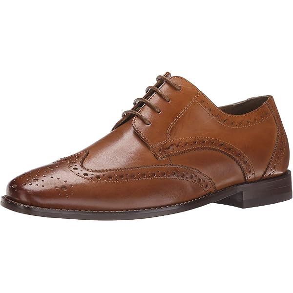 Florsheim Salerno Wingtip Oxford Dress Shoes Men’s 9 EEE Cognac Leather Florsheim Mens Salerno Cap Toe Oxford Cognac Brown Size 10.5  main image 4