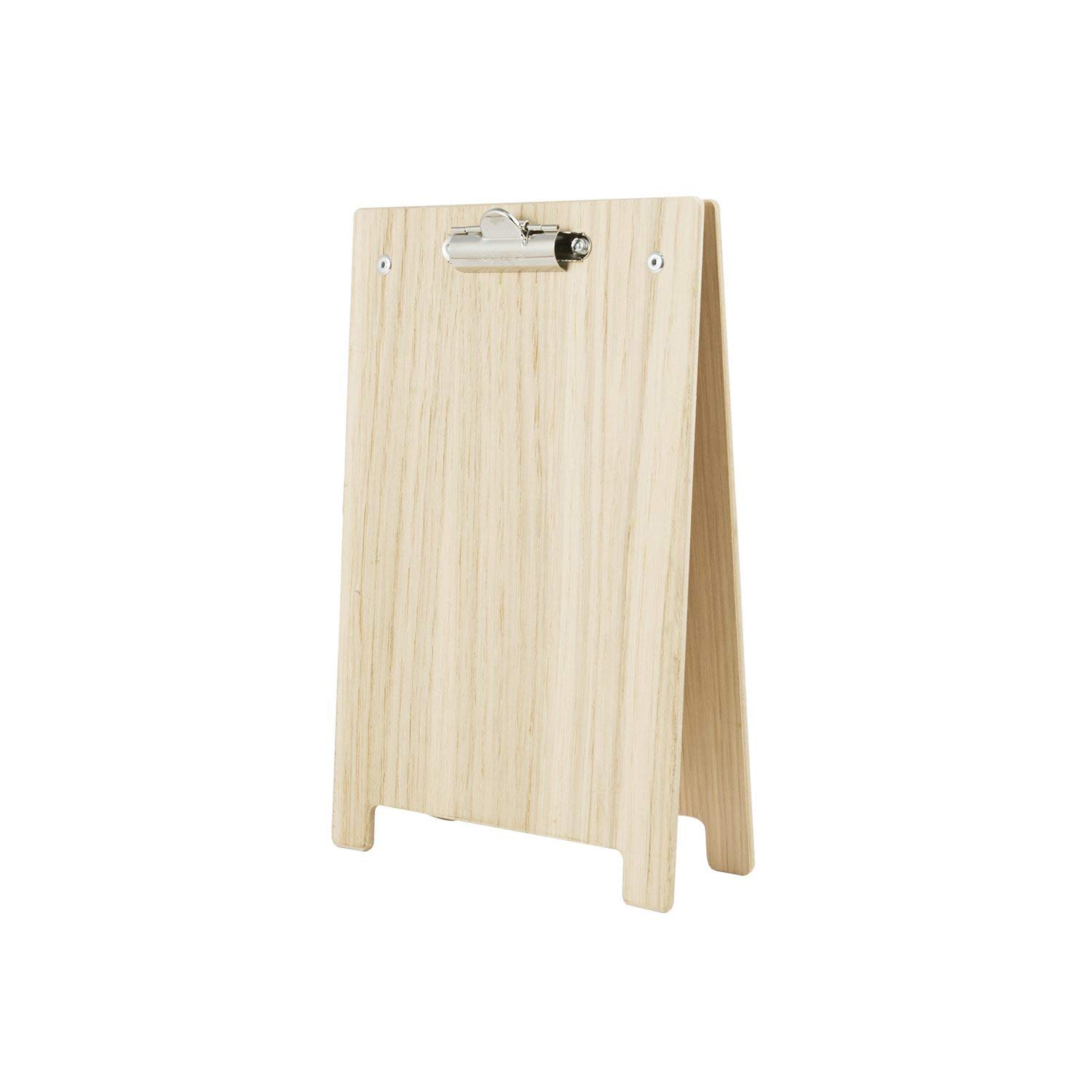 Chalkboards UK WC925 A-Frame Clipboard, Wood, Natural, A5 (25.8 x 16.8 x 6cm)