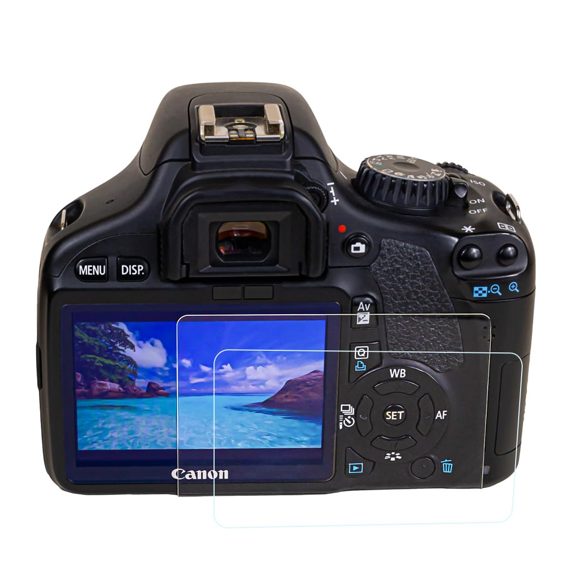 2 LCD Optical Glass LCD Screen Protector 9H Tempered Anti-Bubble Anti-Dust Anti-Scratch for Canon EOS R10 Cameras DSLR SLR (MPIXO)