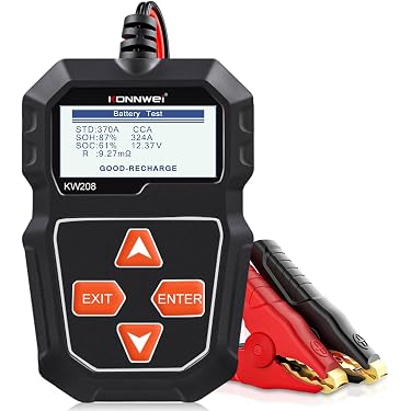 Car Battery Tester On Cranking System, Auto Load Analyzer, Waveform