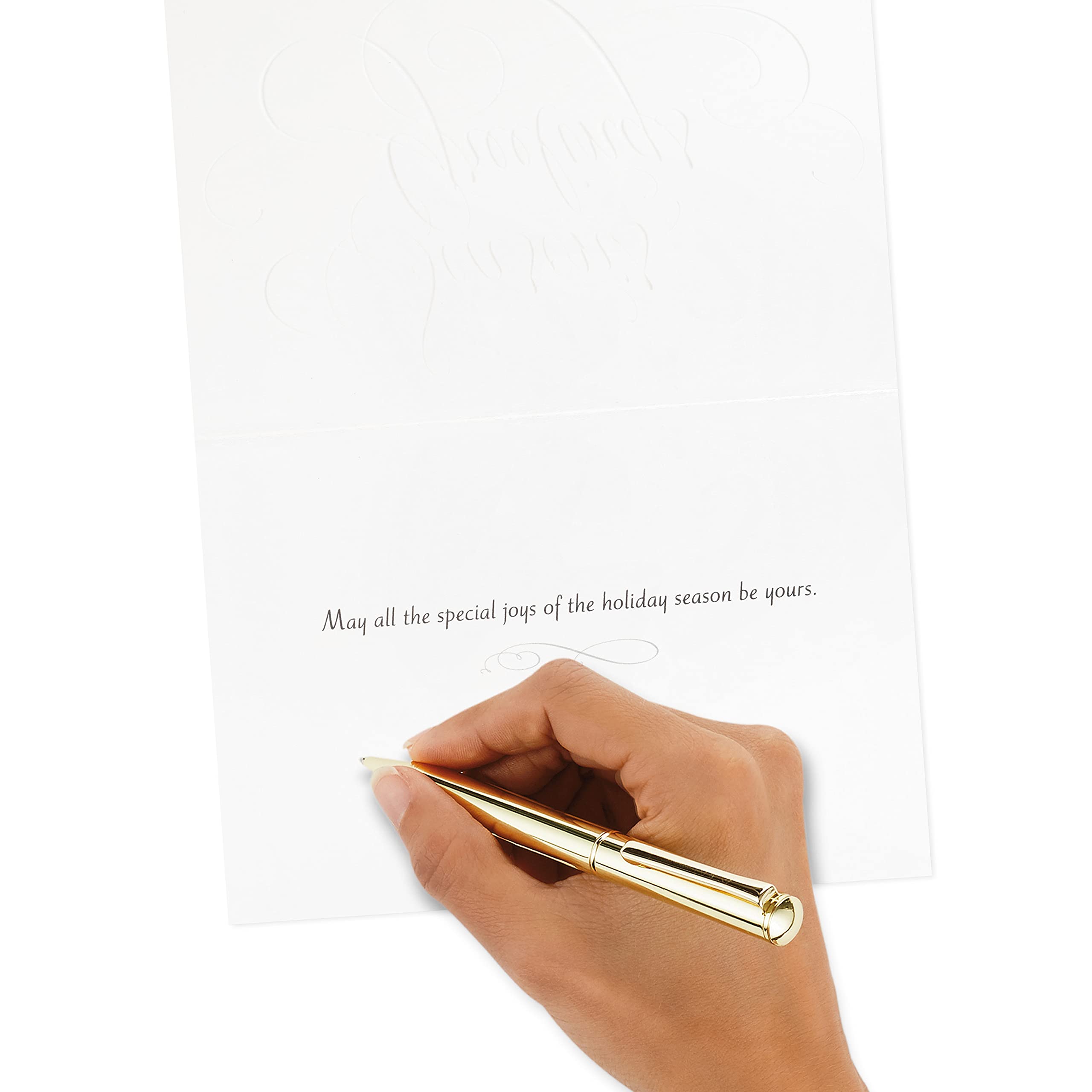 Hallmark Boxed Holiday Cards, Floral Season's Greetings (40 Cards with Envelopes)