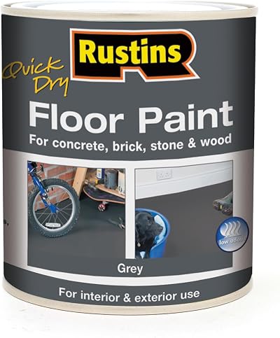 Rustins Quick Dry Floor Paint Grey 2.5ltr