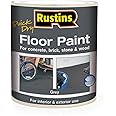RUSTINS Quick Dry Floor Paint Grey 1 Litre