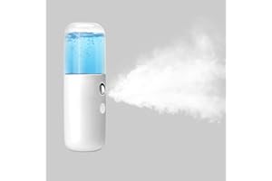 Nano Facial Mister, Mini Facial Sprayer Steamer, Nano Ionic Face Skin Trip Mist Moisturizing & Hydrating Humidifier Home Stea