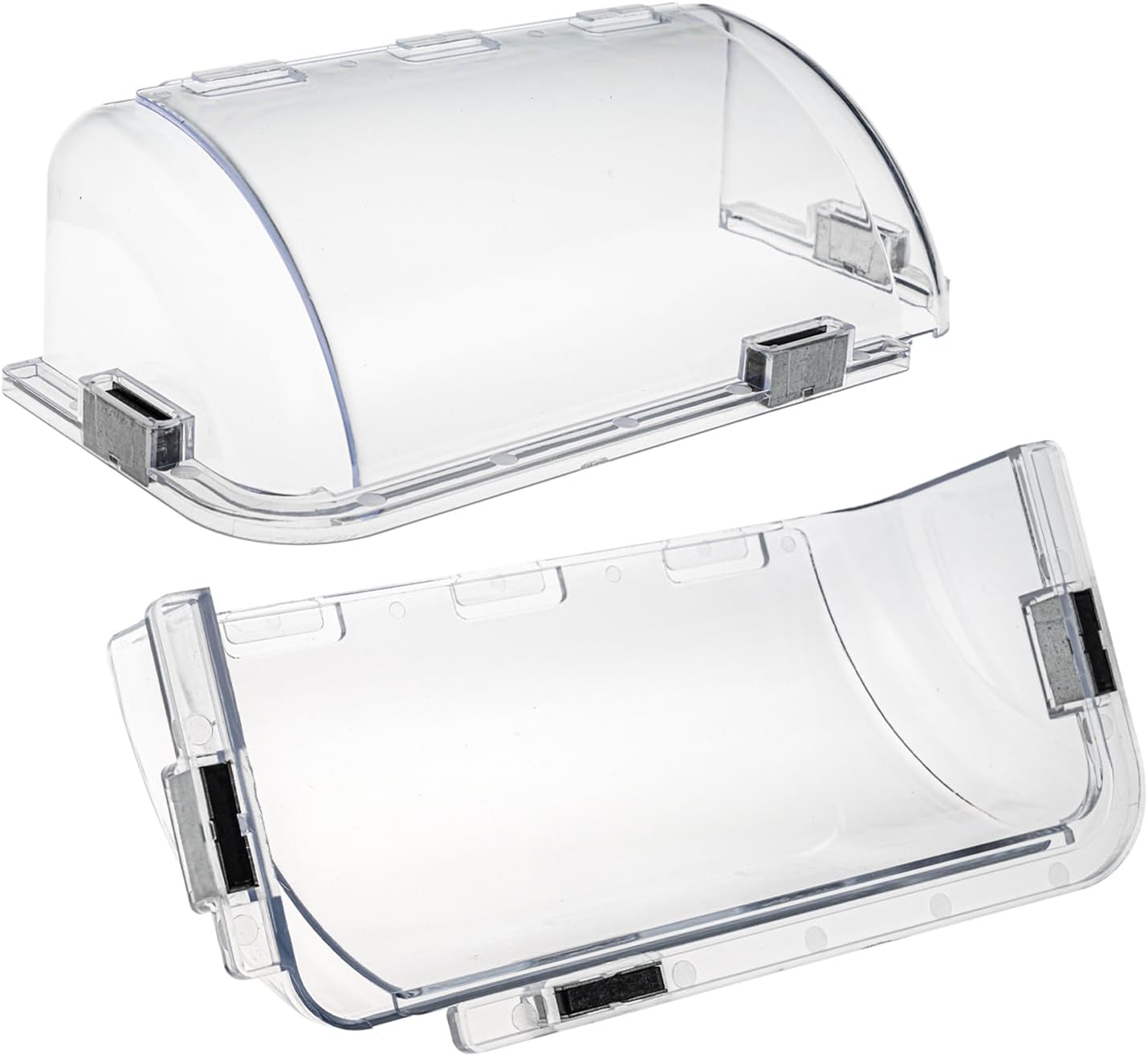 Registers, Grilles & Vents - Lisol Magnetic Air Deflector for Vent Sidewall and Ceiling Registers, Easy Adjust Between 8-14 Inch, Vent Covers for Home Floor/Air Conditioning/Heat/AC/Under Furniture (2 Pack)