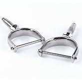 Hoffen 2Pcs Stainless Steel Oarlock Socket, Boat Rowlock Socket Side Mount Rowlock Paddle Brackets Marine Yacht