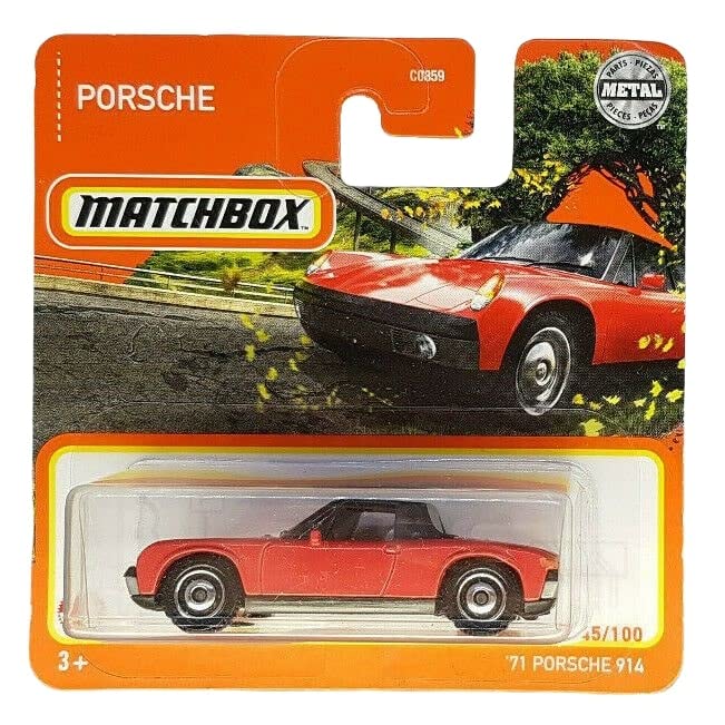 Matchbox - ´71 Porsche 914 - MBX 45/100 - GXM63 - Short Card - Superfast Lesney - Red - Mattel 2021