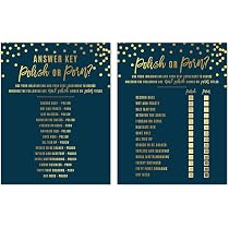 Amazon.com: Andaz Press Navy Blue and Metallic Gold Confetti Polka ...