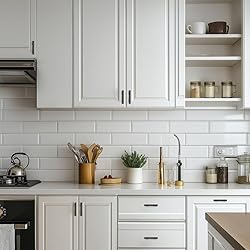HOME EDIT Black Cabinet Handles 2-1/2 Inch Hole