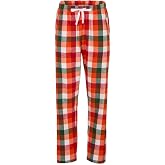boxercraft Haley Flannel Pants for Women, 100% Cotton Flannel Pants with Side Pockets and Adjustable Drawstring