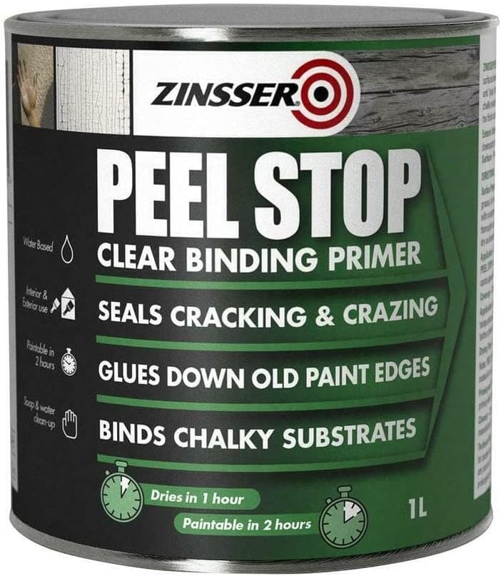 Zinsser Peel Stop Paint 5 Litre Flexible Bridging Sealer Brand New