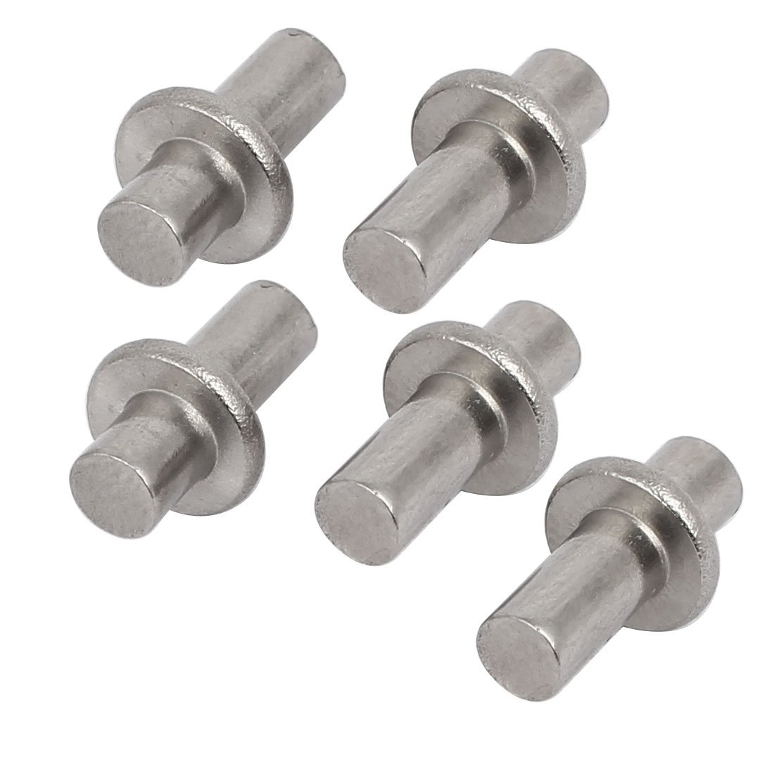 Sourcingmap Cabinet 4mm Pin Dia 304 Stainless Steel Round Shelf Holder Support Pins 5pcs