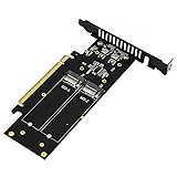 JEYI iHyper M.2 PCIE4.0 X16 to 4X NVME Adapter Card