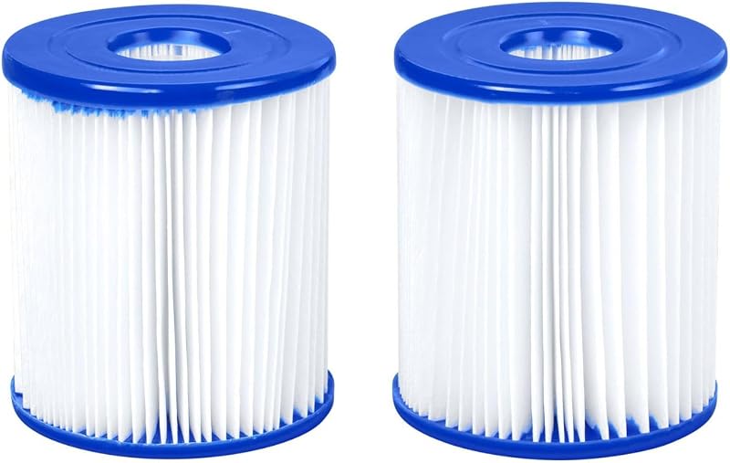 Bestway 58093-17 Filter Cartridge Twin Pack Size I 3.1 x 3.5 Blue/White