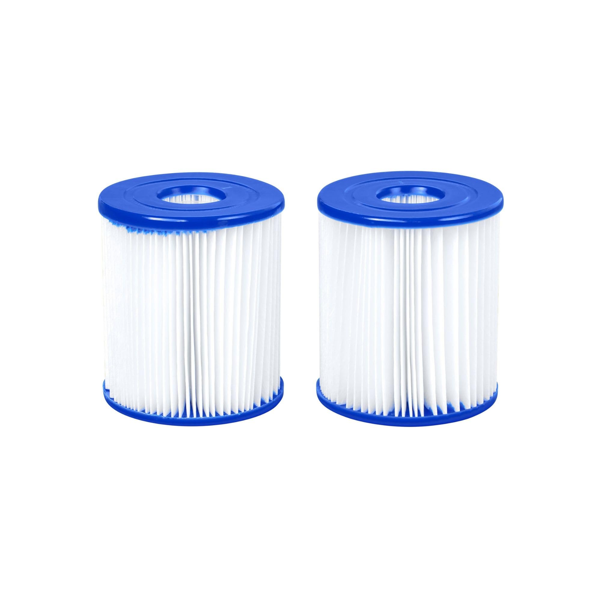 Bestway 58093-17 Size I Filter Cartridge for Pools, Blue/white, 3.1 x 3.5 Inch, Twin Pack — image 1